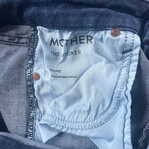 MOTHER The Looker Skinny Jeans in Dreamy Dark Wash Sz 26 - Picture 8 of 8